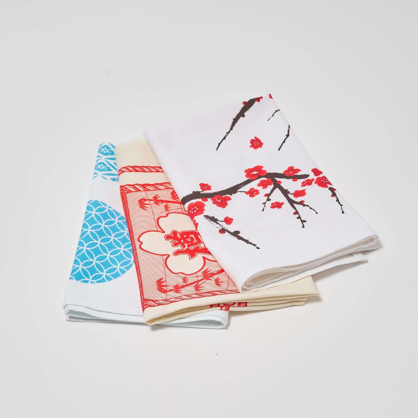 Tea Towel: Calligraphy Ume Plum Blossom