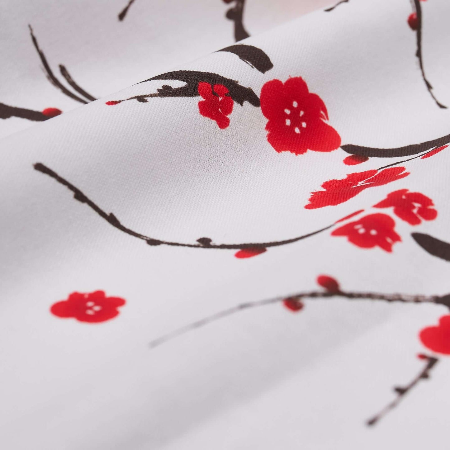Tea Towel: Calligraphy Ume Plum Blossom