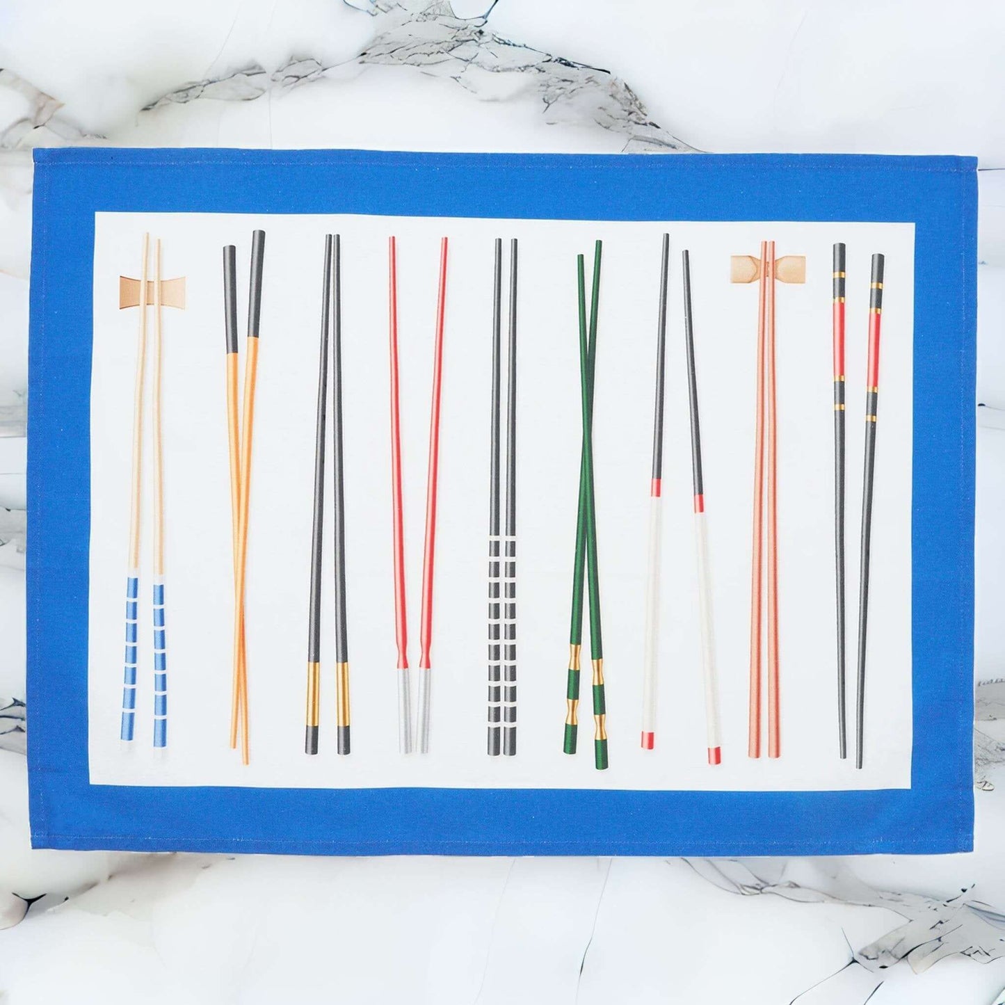 Tea Towel: Chopsticks Motif