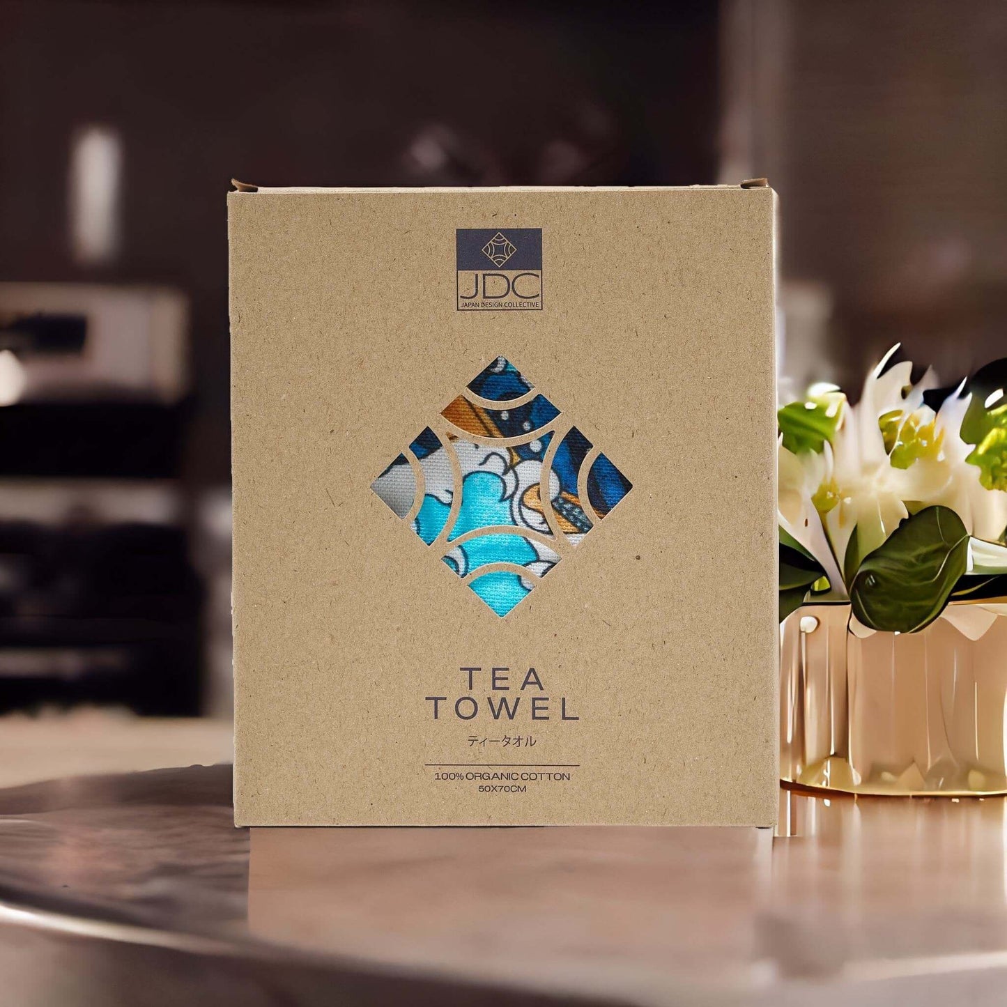 Tea Towel: Hokusai inspired Wave