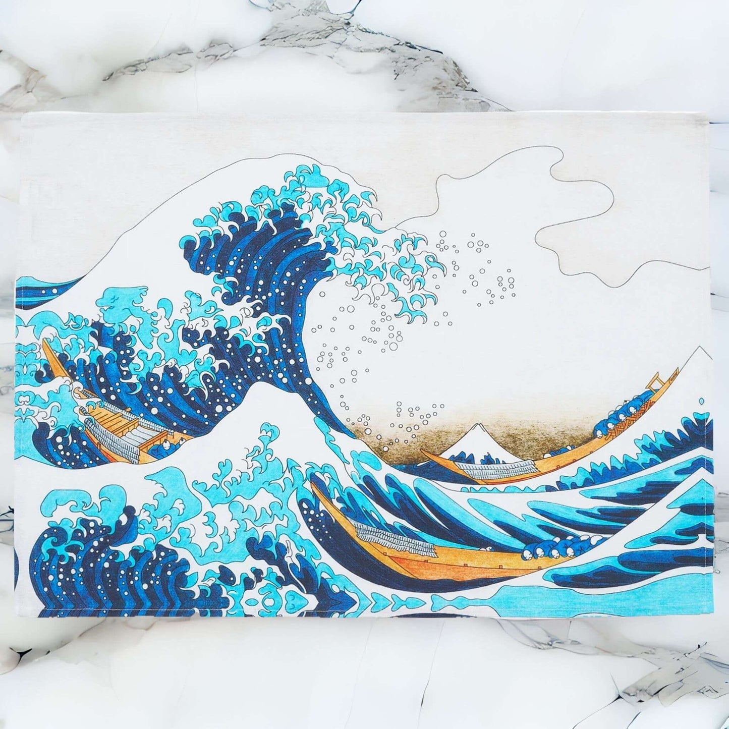 Tea Towel: Hokusai inspired Wave